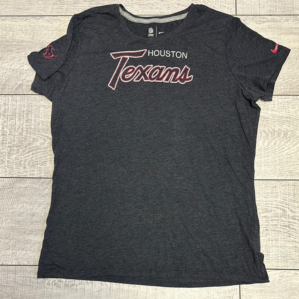NFL Texans Gray Short Sleeve T-Shirt